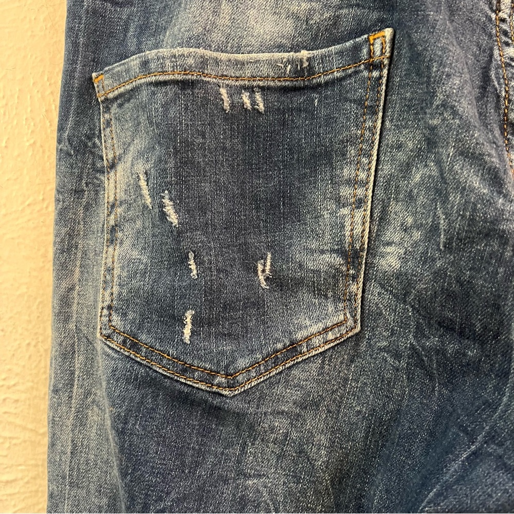 Philipp Plein super straight cut distressed jeans - Picture 10 of 12